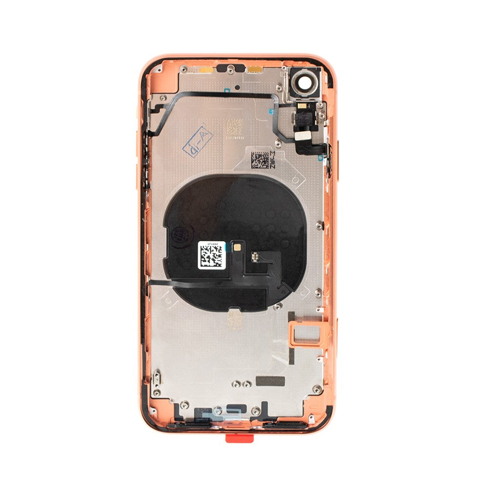 Rear Housing with Small Parts for iPhone XR -Coral Rear Housing with Small Parts for iPhone XR -Coral